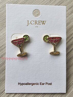 JCrew Factory Margarita Earrings NEW NWT 🍸